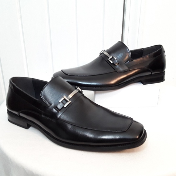 STACY ADAMS Black Buckle Dress ShoesSz 12 New - Picture 2 of 7